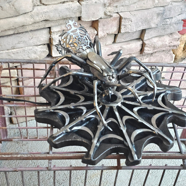 metal spider lamp