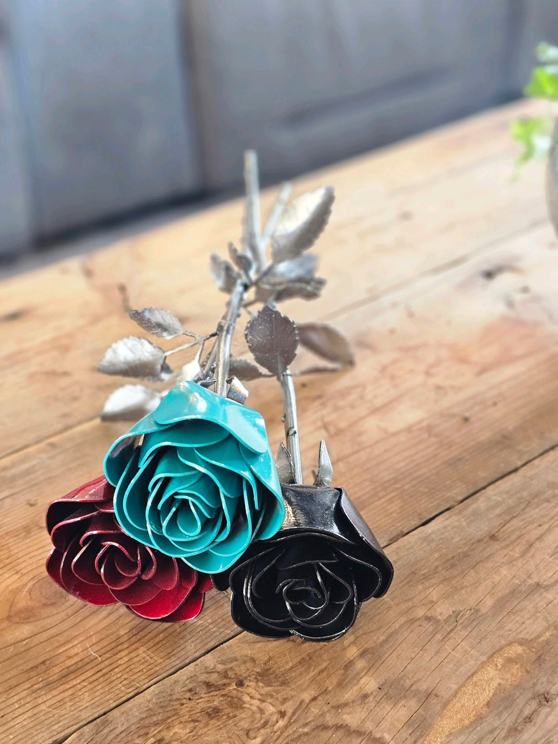 Bouquet of Metal Roses