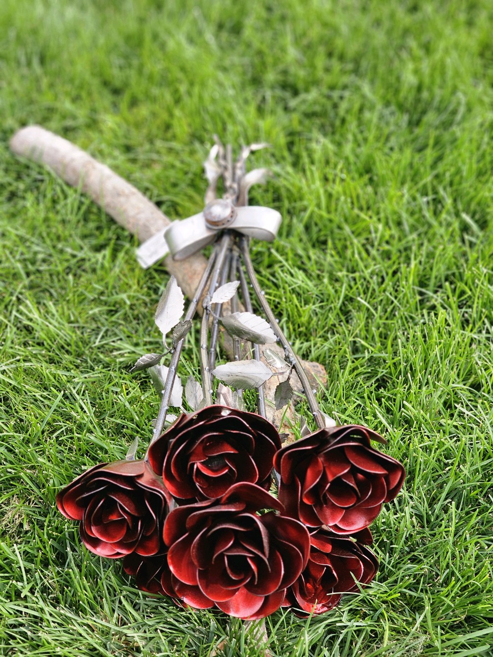 Bouquet of Metal Roses