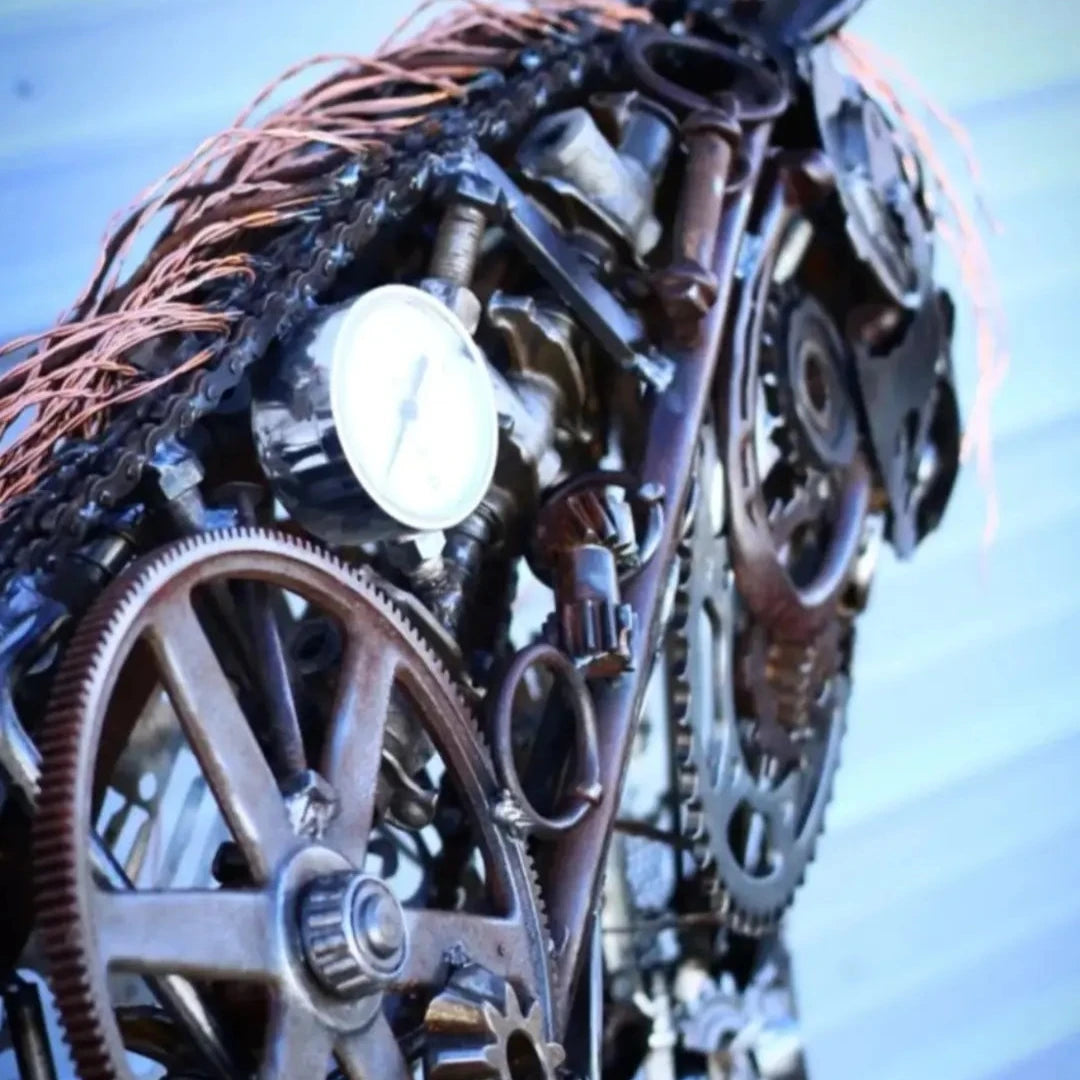 Steam punk Gear horse head