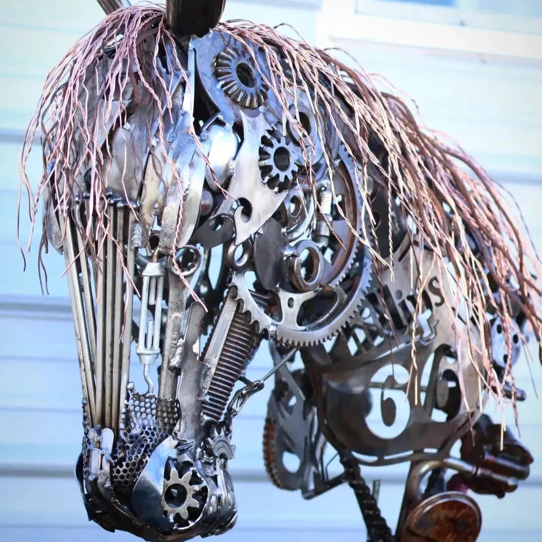 Steam punk Gear horse head