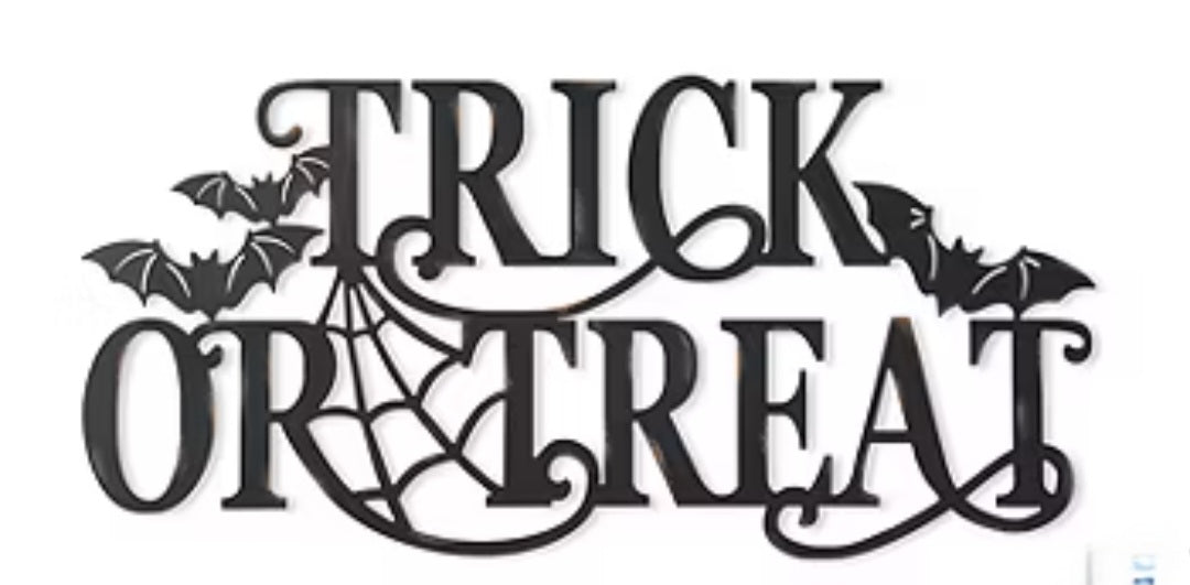 Trick or Treat Sign