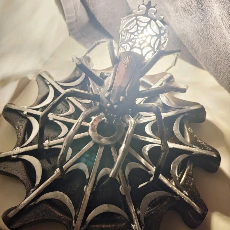 metal spider lamp