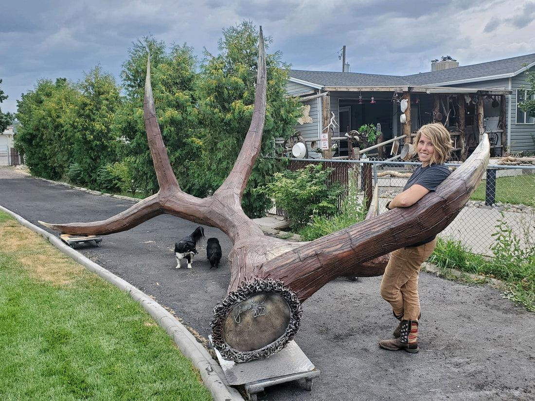 metal elk horn shed